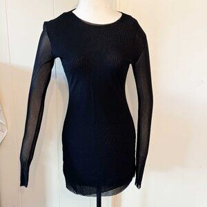 Petit Pois by Viviana Black top - Size Medium